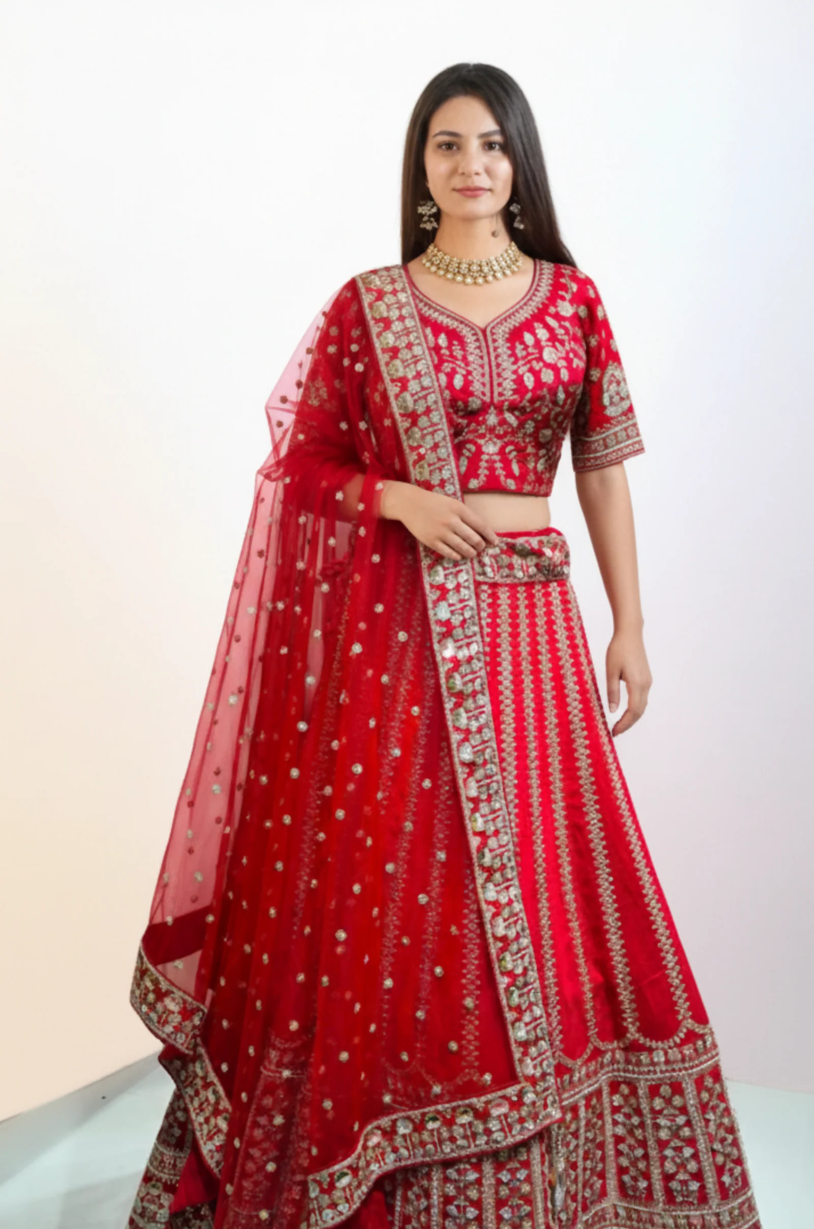 Embroidered Lehenga Set